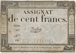 100 Francs FRANCE  1795 Ass.48a TB