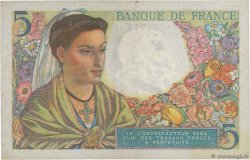 5 Francs BERGER FRANCE  1945 F.05.06 TTB