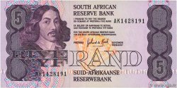 5 Rand SOUTH AFRICA  1990 P.119d XF