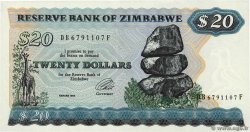20 Dollars ZIMBABWE  1994 P.04d