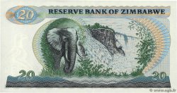 20 Dollars ZIMBABWE  1994 P.04d AU+