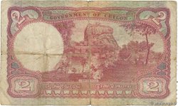 2 Rupees CEYLON  1948 P.035a F