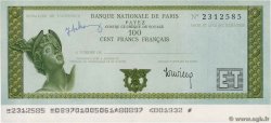 100 Francs FRENCH WEST AFRICA Abidjan 1975 DOC.Chèque SC