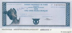 500 Francs FRENCH WEST AFRICA Abidjan 1975 DOC.Chèque AU