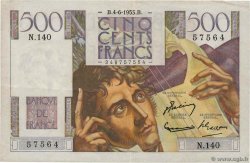 500 Francs CHATEAUBRIAND FRANCIA  1953 F.34.12 q.BB