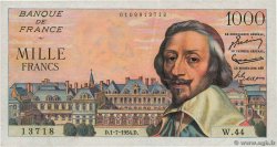 1000 Francs RICHELIEU FRANCE  1954 F.42.06