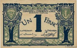 1 Franc FRANCE regionalism and miscellaneous Nice 1917 JP.091.07 VF