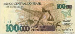 100000 Cruzeiros BRASILE  1993 P.235b