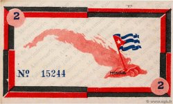 2 Pesos CUBA  1958  AU