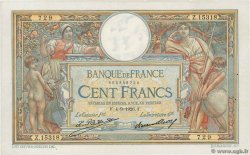 100 Francs LUC OLIVIER MERSON grands cartouches FRANCE  1926 F.24.05 VF+