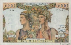 5000 Francs TERRE ET MER FRANCE  1949 F.48.02