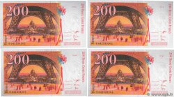 200 Francs EIFFEL Consécutifs FRANCIA  1996 F.75.03a q.AU