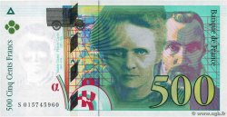500 Francs PIERRE ET MARIE CURIE FRANCIA  1994 F.76.01 FDC