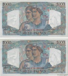 1000 Francs MINERVE ET HERCULE Consécutifs FRANCE  1949 F.41.26 pr.NEUF