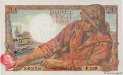 20 Francs PÊCHEUR FRANKREICH  1944 F.13.09