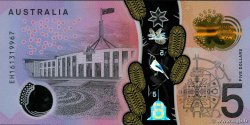5 Dollars AUSTRALIA  2016 P.62 UNC