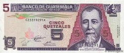 5 Quetzales GUATEMALA  1995 P.088c ST