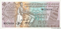 50 Francs BURUNDI  1993 P.28c UNC-