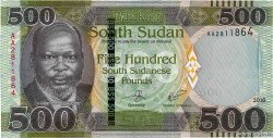 500 Pounds SUDAN DEL SUD  2018 P.New