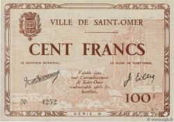 100 Francs FRANCE régionalisme et divers Saint-Omer 1940 K.112