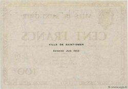 100 Francs FRANCE regionalismo y varios Saint-Omer 1940 K.112 SC+