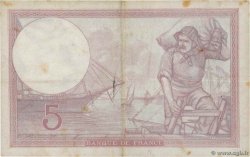 5 Francs FEMME CASQUÉE modifié FRANCIA  1939 F.04.14 BC