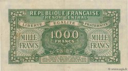 1000 Francs MARIANNE THOMAS DE LA RUE FRANCIA  1945 VF.13.01 BB