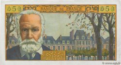 5 Nouveaux Francs VICTOR HUGO FRANCE  1959 F.56.01 TTB+