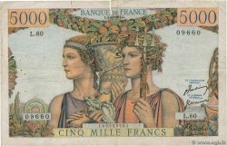 5000 Francs TERRE ET MER FRANCE  1951 F.48.04