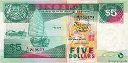 5 Dollars SINGAPUR  1997 P.19 MBC