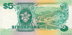 5 Dollars SINGAPORE  1997 P.19 VF