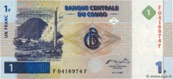 1 Franc CONGO, DEMOCRATIQUE REPUBLIC  1997 P.085a UNC