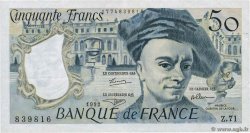 50 Francs QUENTIN DE LA TOUR FRANCE  1992 F.67.18 VF