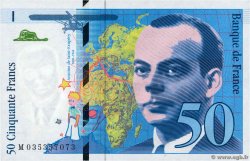50 Francs SAINT-EXUPÉRY modifié FRANCIA  1997 F.73.04 EBC