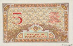 5 Francs MADAGASCAR  1937 P.035 SC+