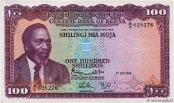100 Shillings KENYA  1966 P.05a XF