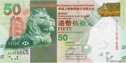 50 Dollars HONG KONG  2010 P.213a