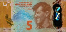 5 Dollars NEW ZEALAND  2015 P.191 UNC