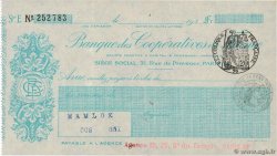 Francs FRANCE Regionalismus und verschiedenen Paris 1933 DOC.Chèque