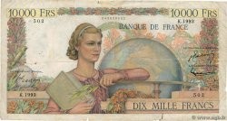 10000 Francs GÉNIE FRANÇAIS FRANCIA  1951 F.50.54 B