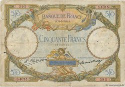 50 Francs LUC OLIVIER MERSON FRANCIA  1929 F.15.03 q.B
