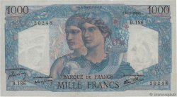 1000 Francs MINERVE ET HERCULE FRANCE  1946 F.41.10 TTB