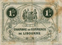 1 Franc FRANCE Regionalismus und verschiedenen Libourne 1920 JP.072.30 S