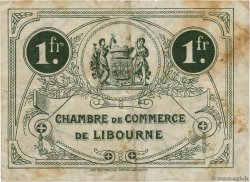 1 Franc FRANCE regionalismo e varie Libourne 1920 JP.072.30 MB