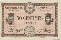 50 Centimes FRANCE Regionalismus und verschiedenen Macon, Bourg 1915 JP.078.01 fST