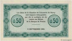 50 Centimes FRANCE régionalisme et divers Nancy 1915 JP.087.01 pr.NEUF