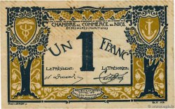1 Franc FRANCE regionalismo y varios Nice 1917 JP.091.05 BC