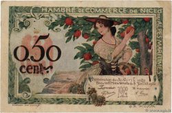 50 Centimes FRANCE Regionalismus und verschiedenen Nice 1920 JP.091.09 S