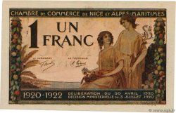 1 Franc FRANCE Regionalismus und verschiedenen Nice 1920 JP.091.11