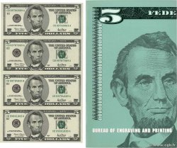 5 Dollars UNITED STATES OF AMERICA New York 2001 P.510 UNC